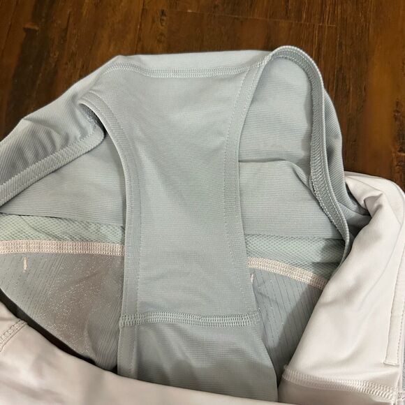LULULEMON Run Times Shorts in Light Green/Metallic Blush Stripe - Picture 7 of 11